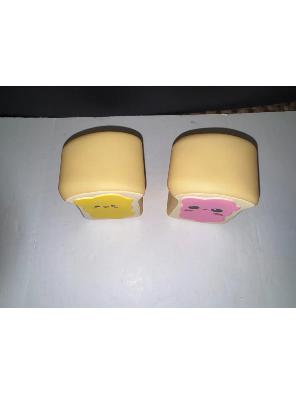 West & Arrow Peanut Butter and Jelly Toast LED Mood Lights 2 Pack Tap-Controlled